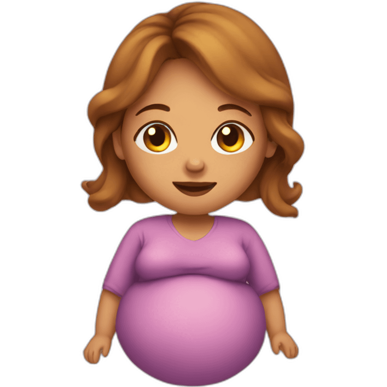 pregnant woman emoji