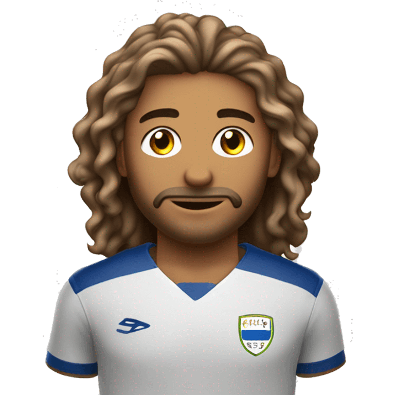 sou bonito sou criança sou bronzeado sou branco sou menino tenho cabelo um pouco longo sou jogador de futebol emoji