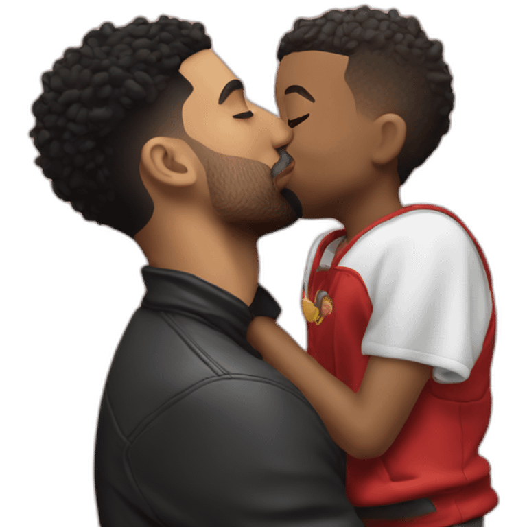 drake kissing 21 savage emoji