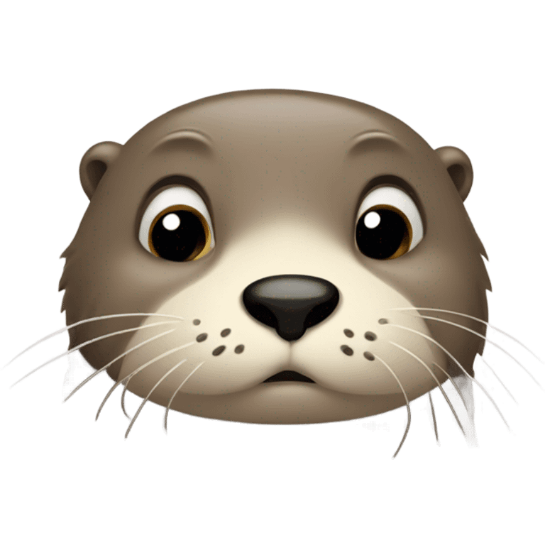 Sad otter emoji