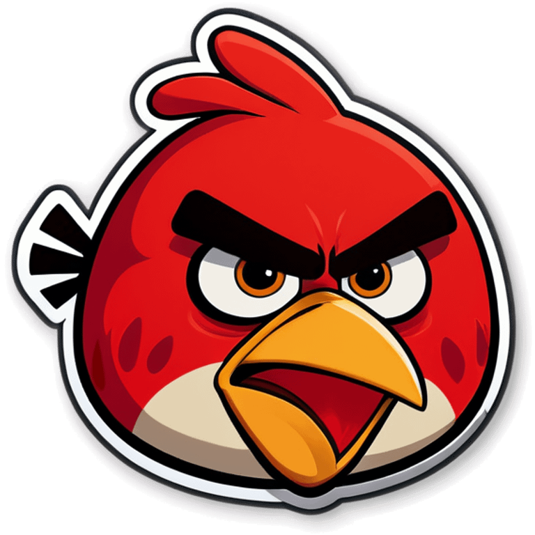 Angry bird  emoji