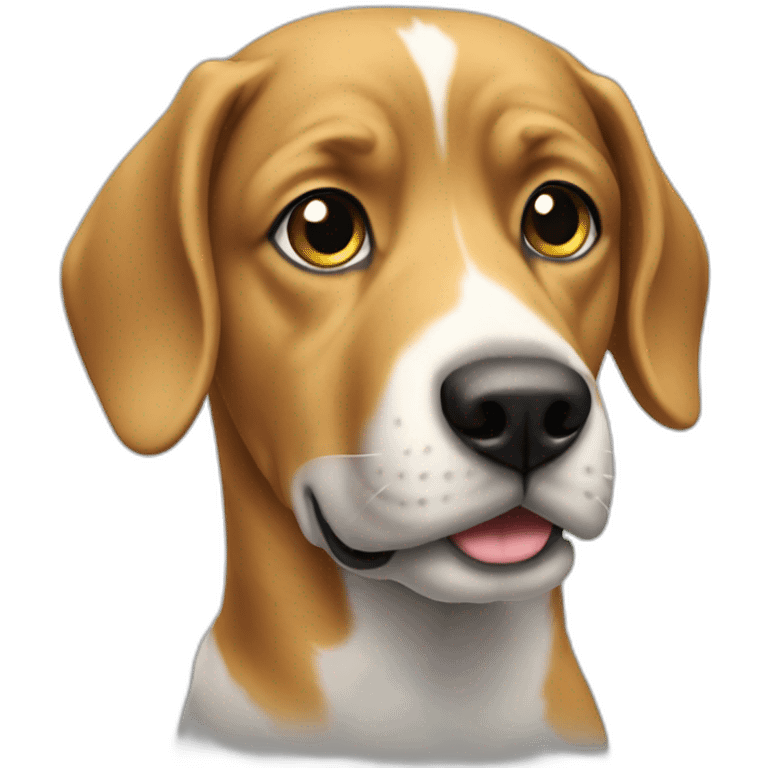 Great dog DJ emoji