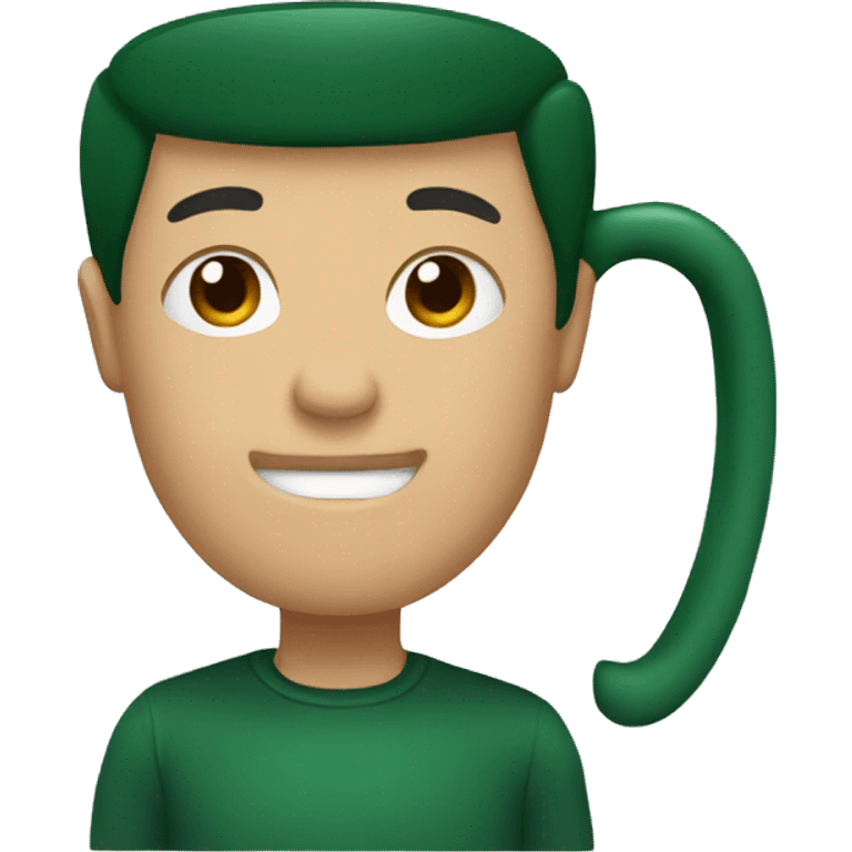 dark green mug emoji