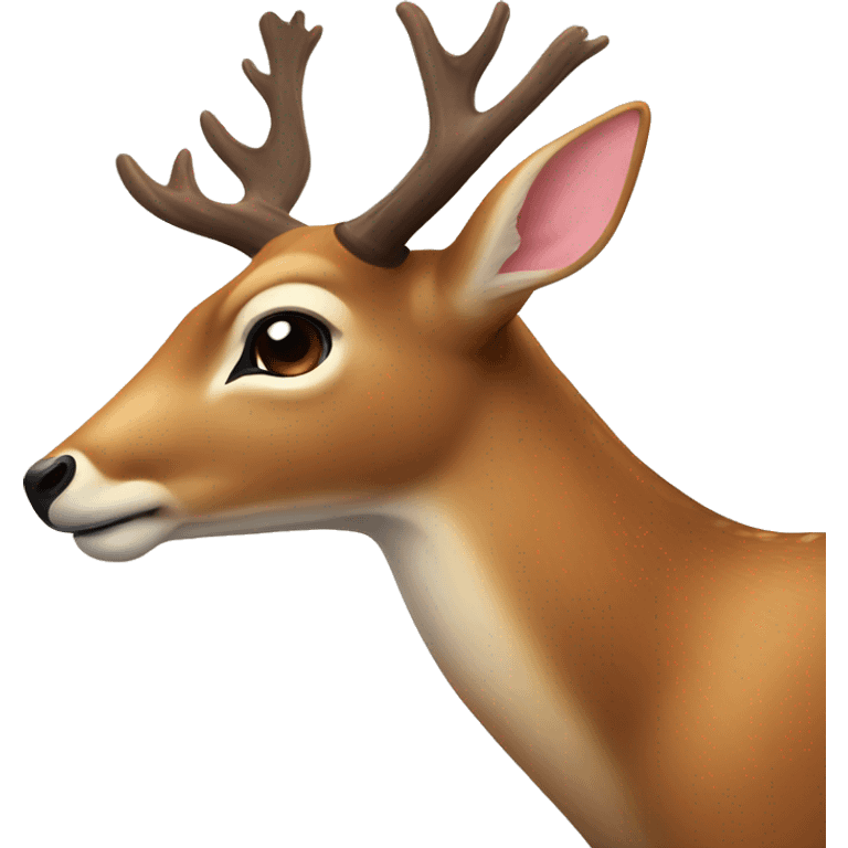 Deer in love  emoji