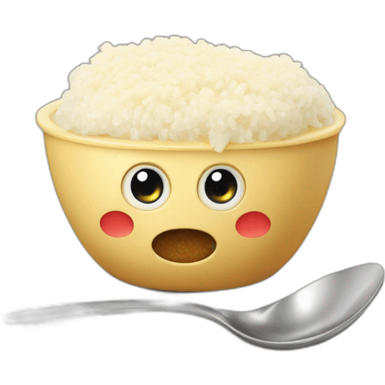 robotic rice pudding emoji