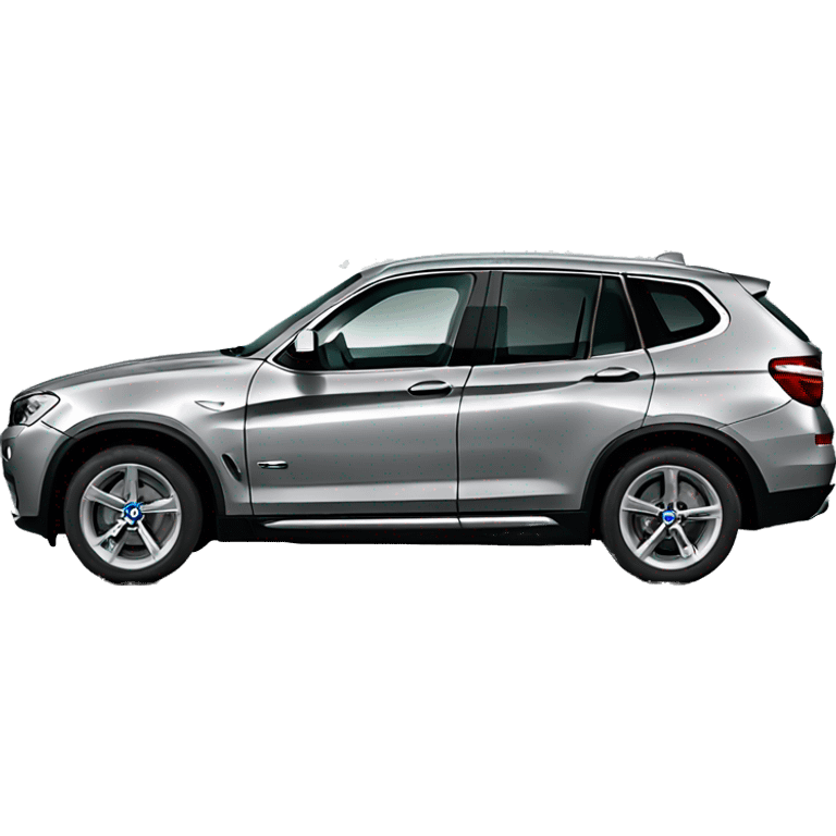 BMW X3 silver emoji