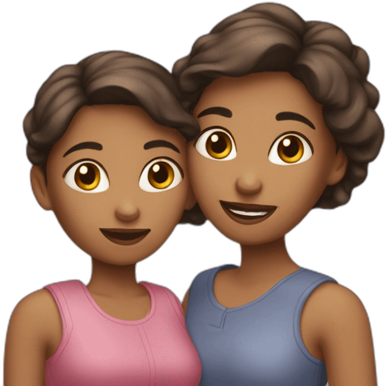 couple deux filles emoji