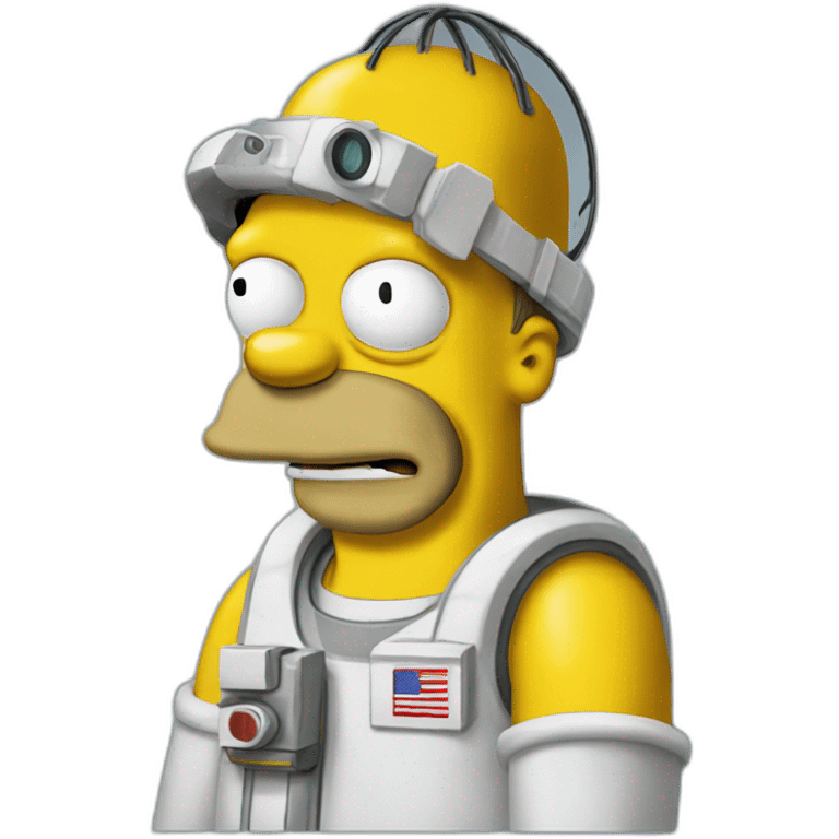 Homer Simpson rocket emoji