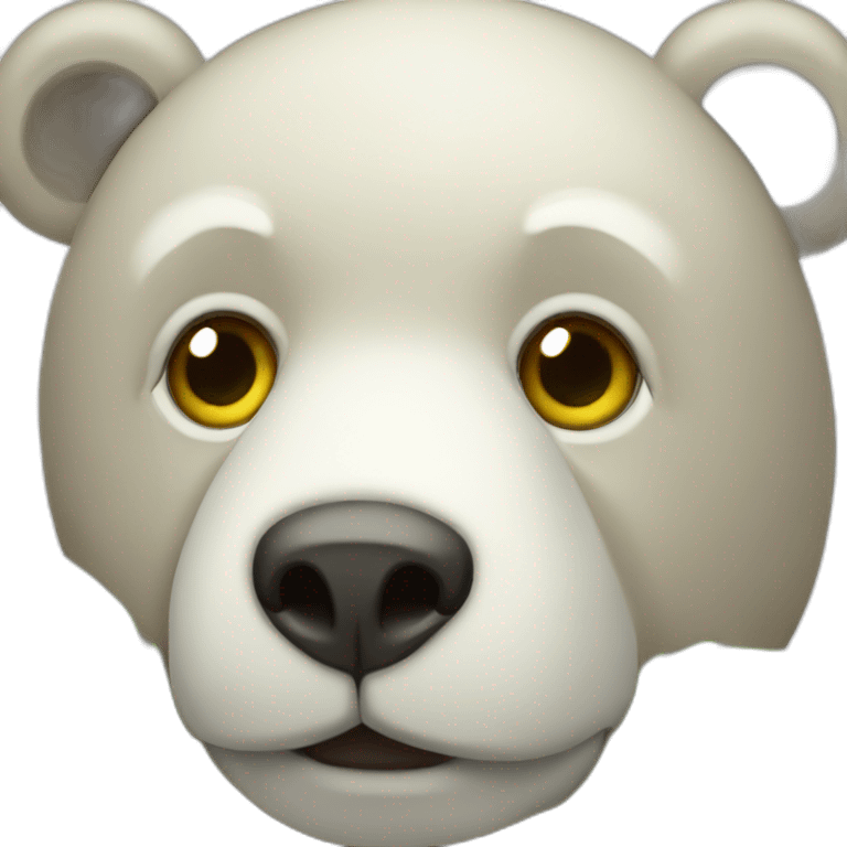 un ours vert emoji