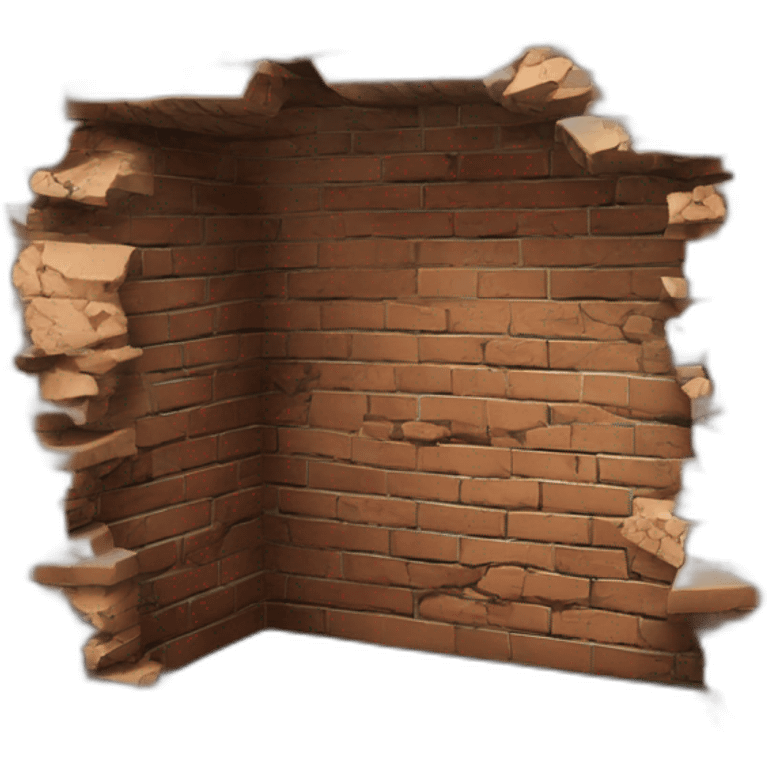 broken brick walls emoji