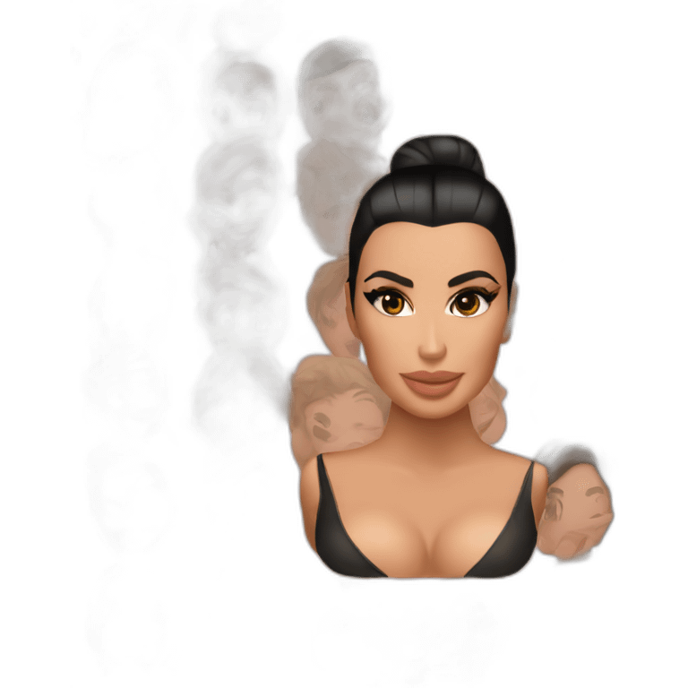 Kim Kardashian photoshoot emoji