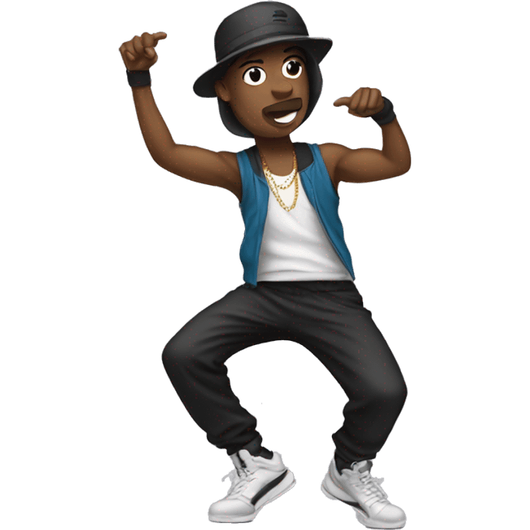 Hip hop dancer emoji