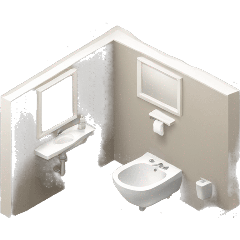 bathroom  isometric emoji