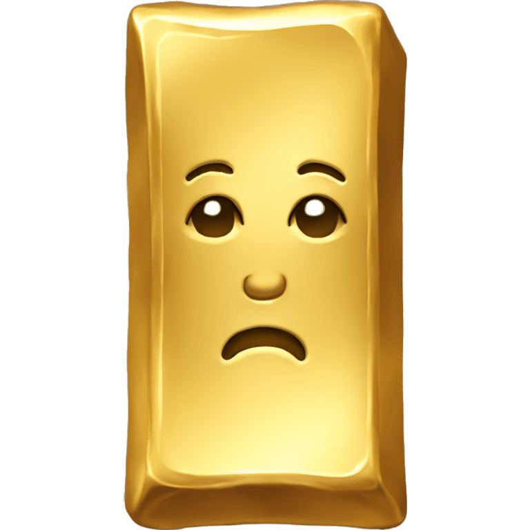 Gold bar emoji