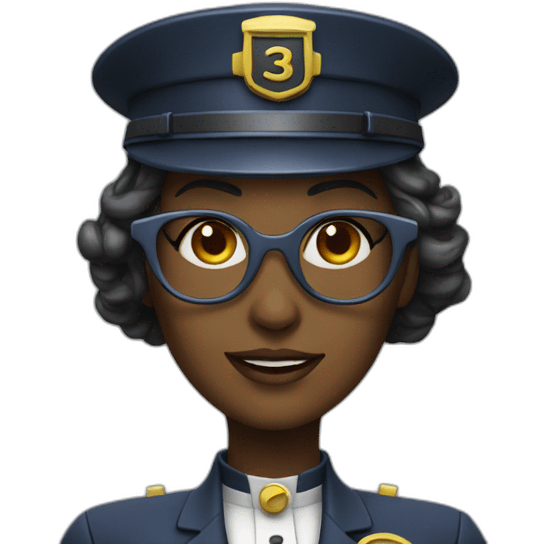 stationmaster robot lady emoji