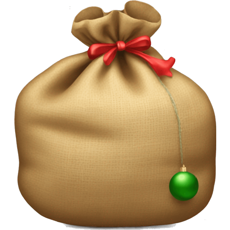 sack full of Christmas presents emoji