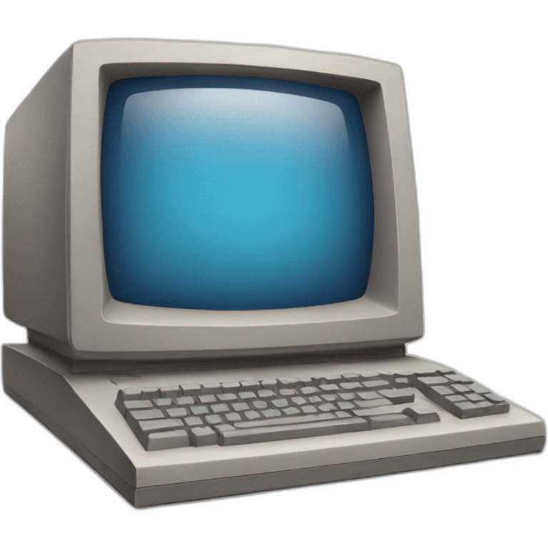 Old computer emoji