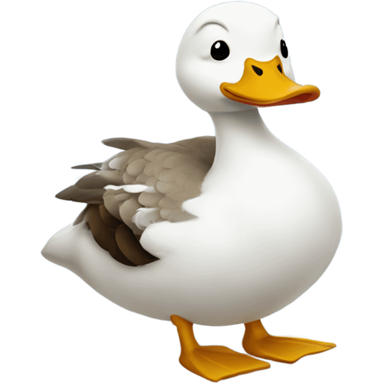 Winter duck  emoji