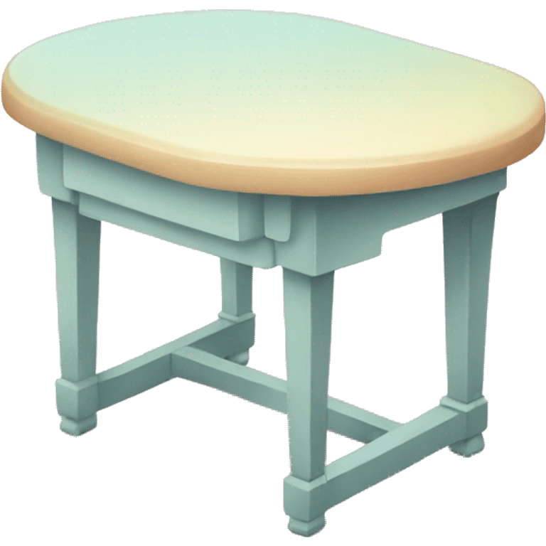 Pastel table  emoji