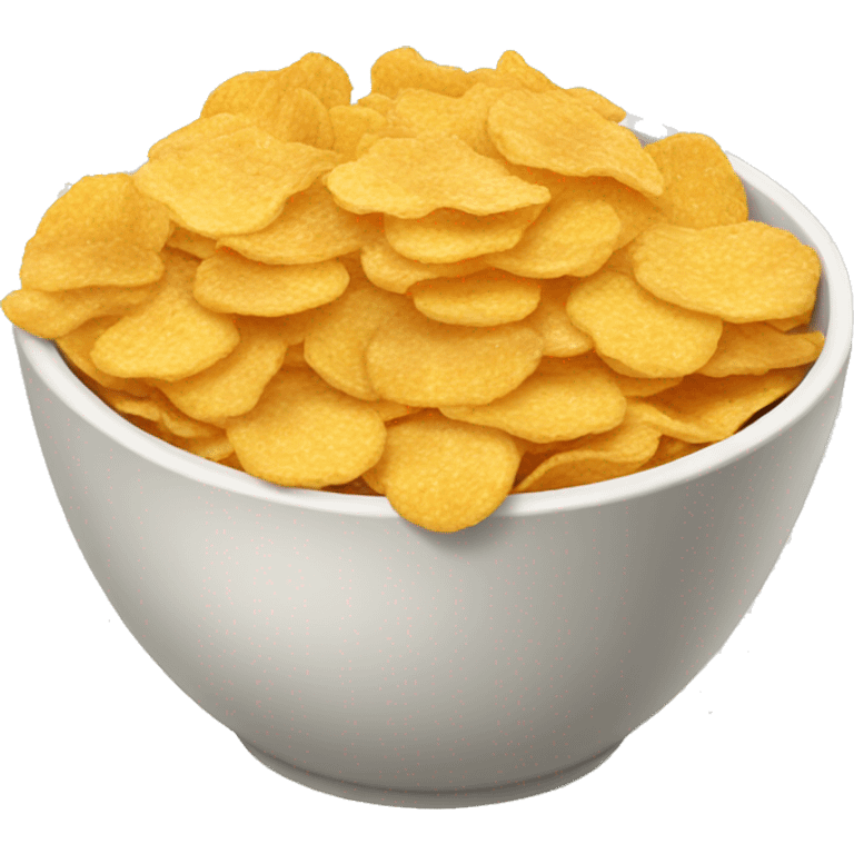 Bowl of cornflakes food emoji  emoji