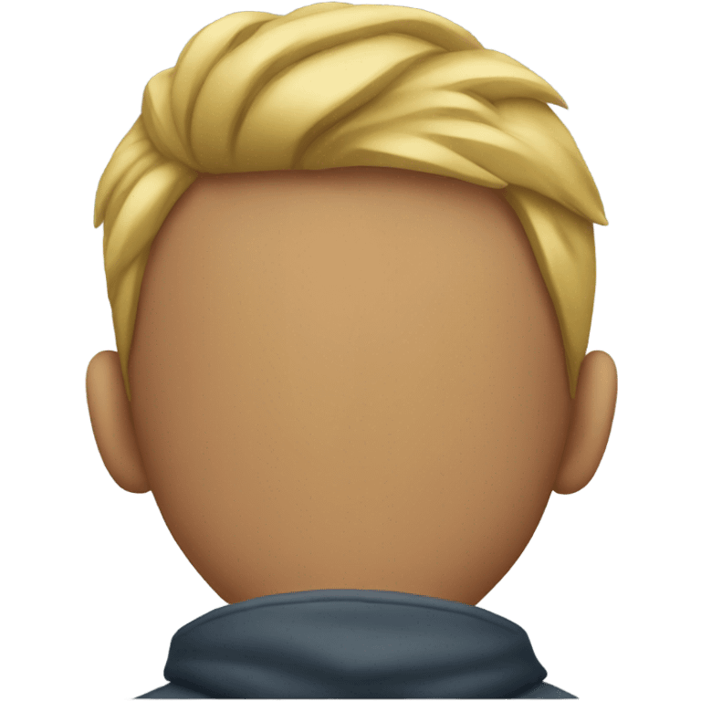 Back of a boys head emoji