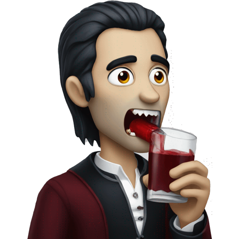 vampire drinking emoji