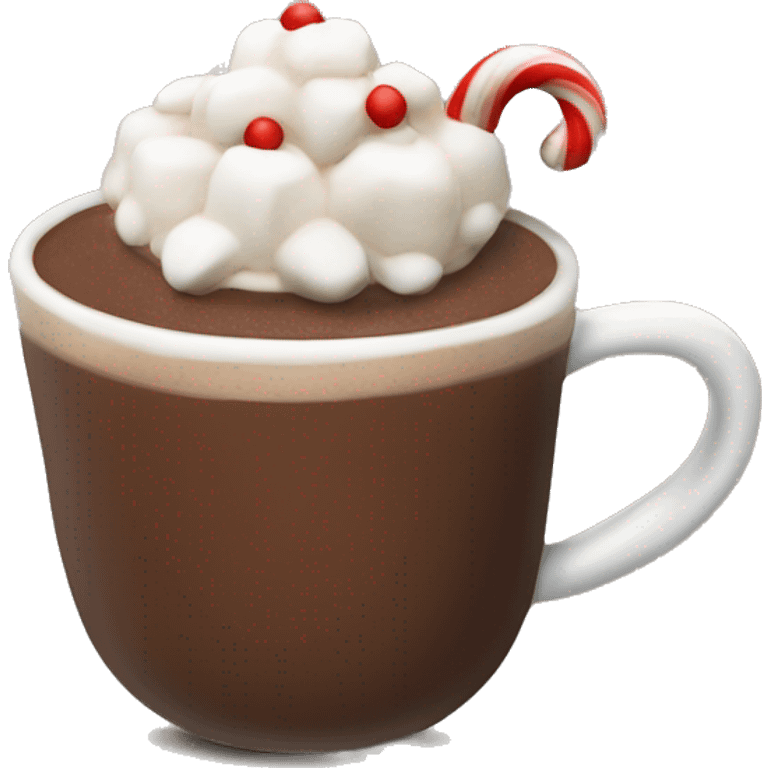 Christmas hot chocolate emoji