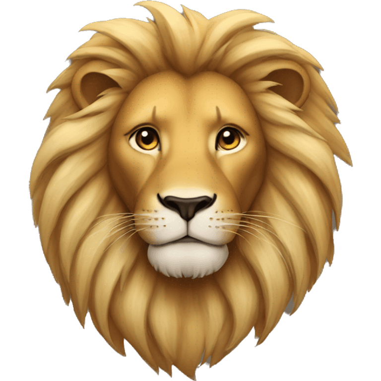 Make this lion with less mane emoji