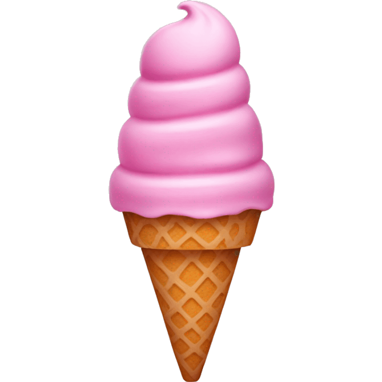 pink ice cream emoji