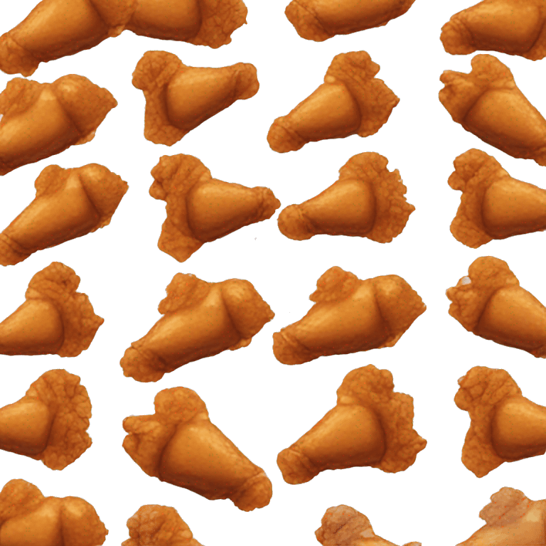 eating chicken wings emoji