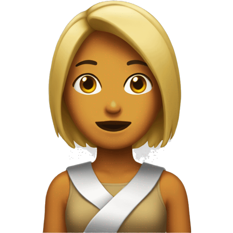 Chica acostada  emoji