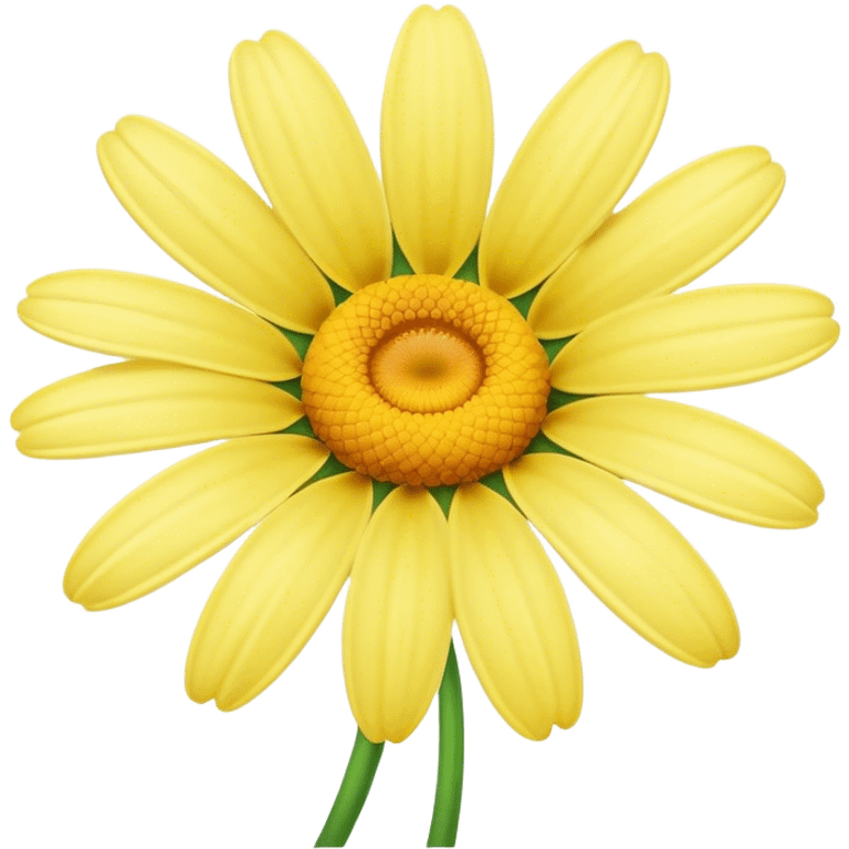 pastel yellow daisy emoji