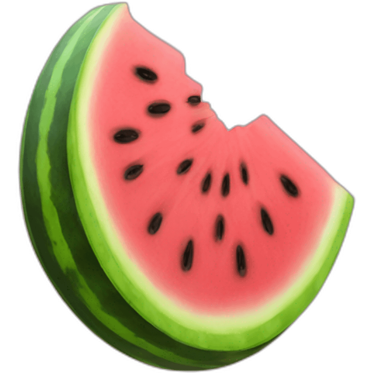 Watermelon turtle emoji