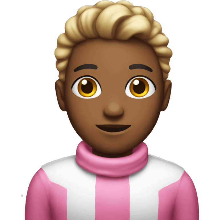 pink and white christmas emoji