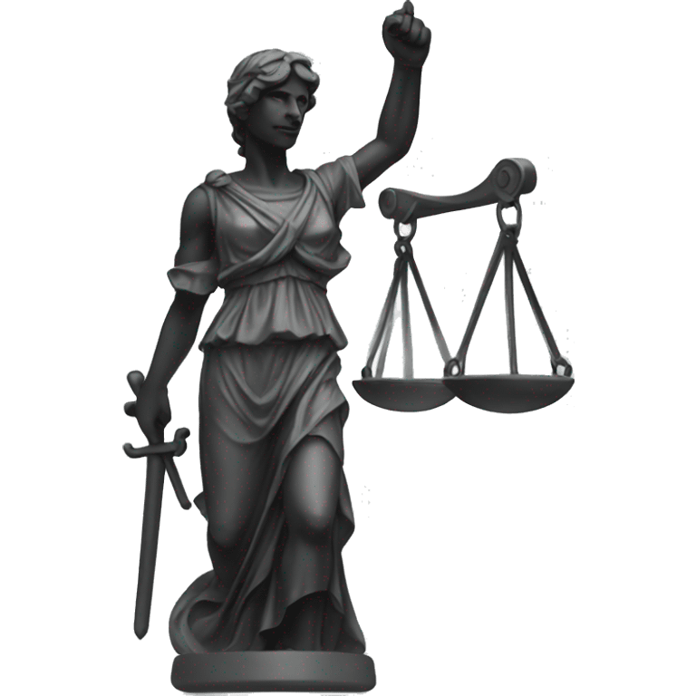 Justitia statue  emoji