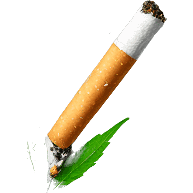 weed joint cigarette emoji