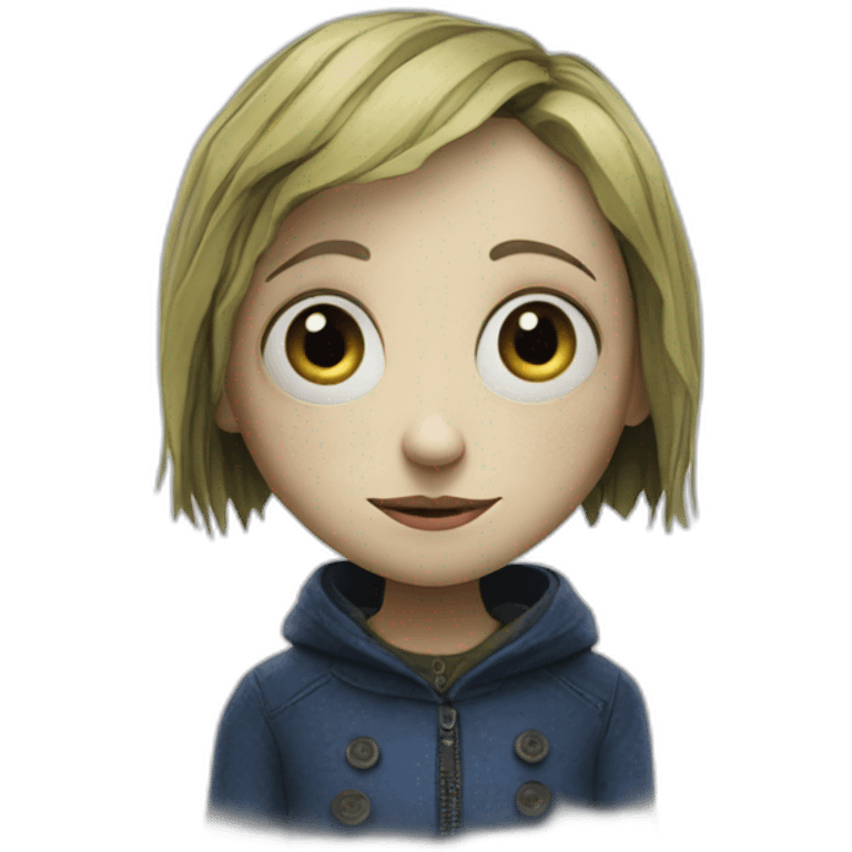 Coraline from  Tim Burton Movie emoji