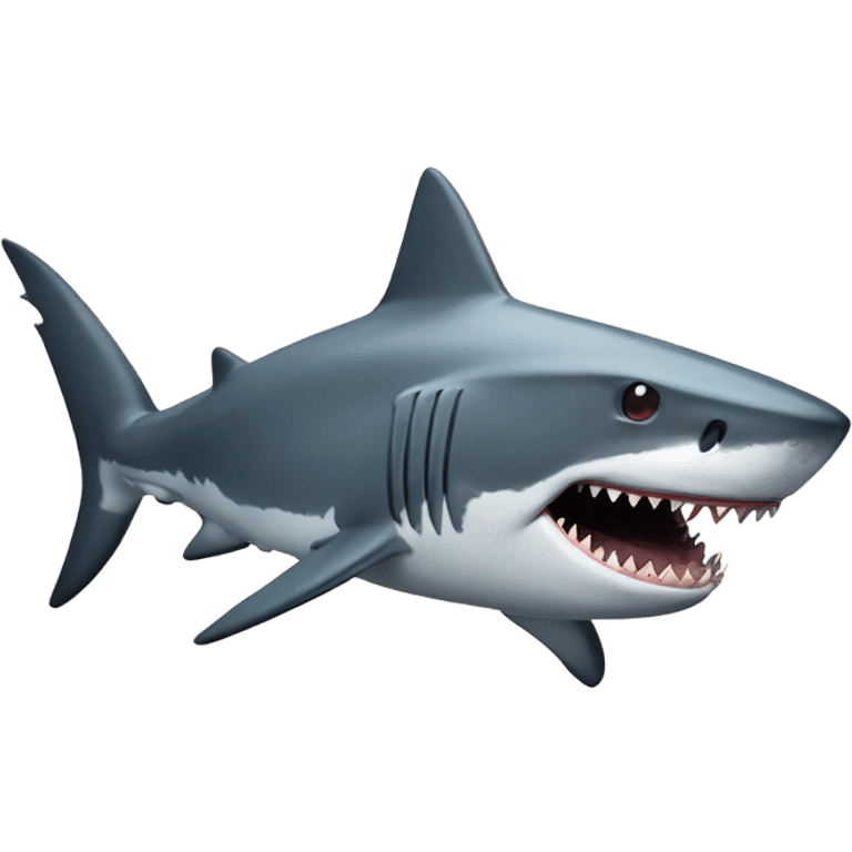 Shark eating emoji