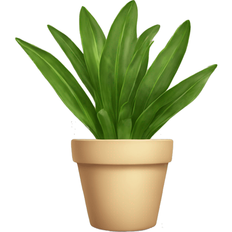 Potted snake plant  emoji