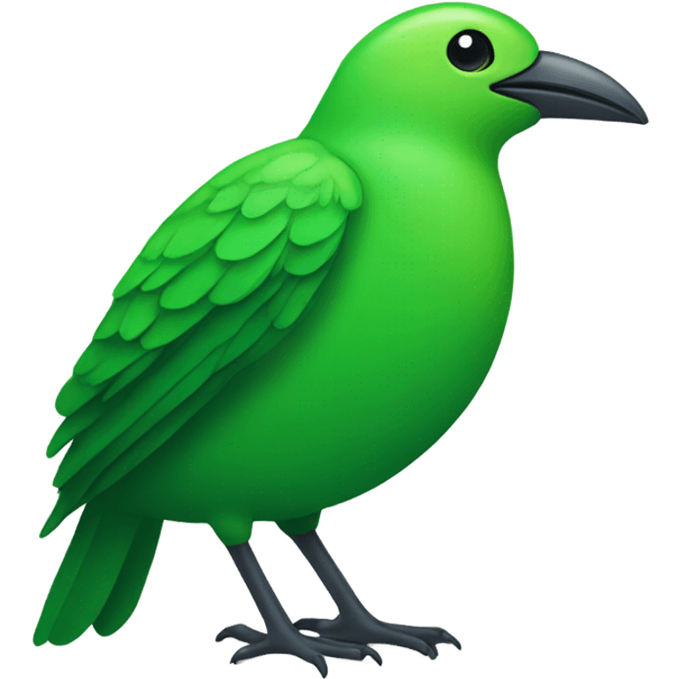 green bird emoji