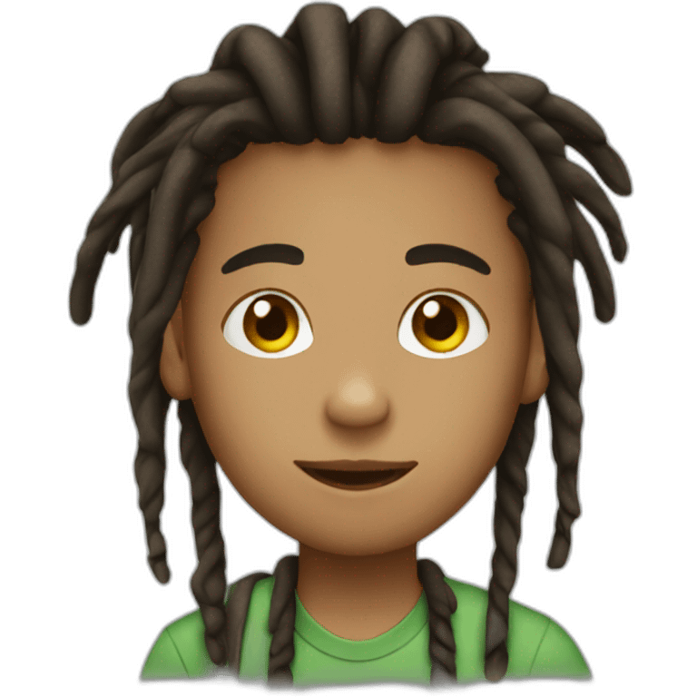 Boy with dreads emoji