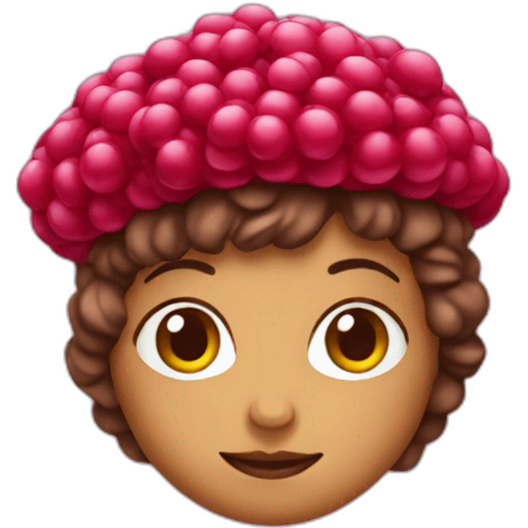 raspberry beret emoji