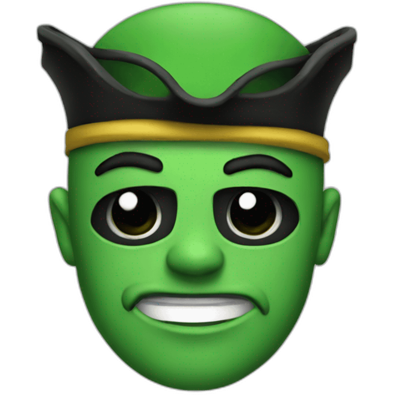 Green pirates emoji