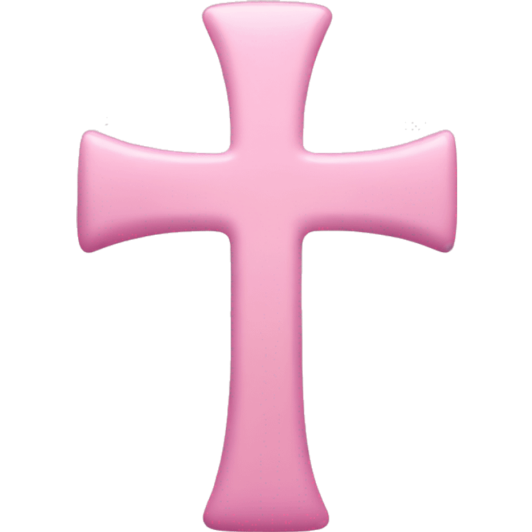 Light pink cross  emoji