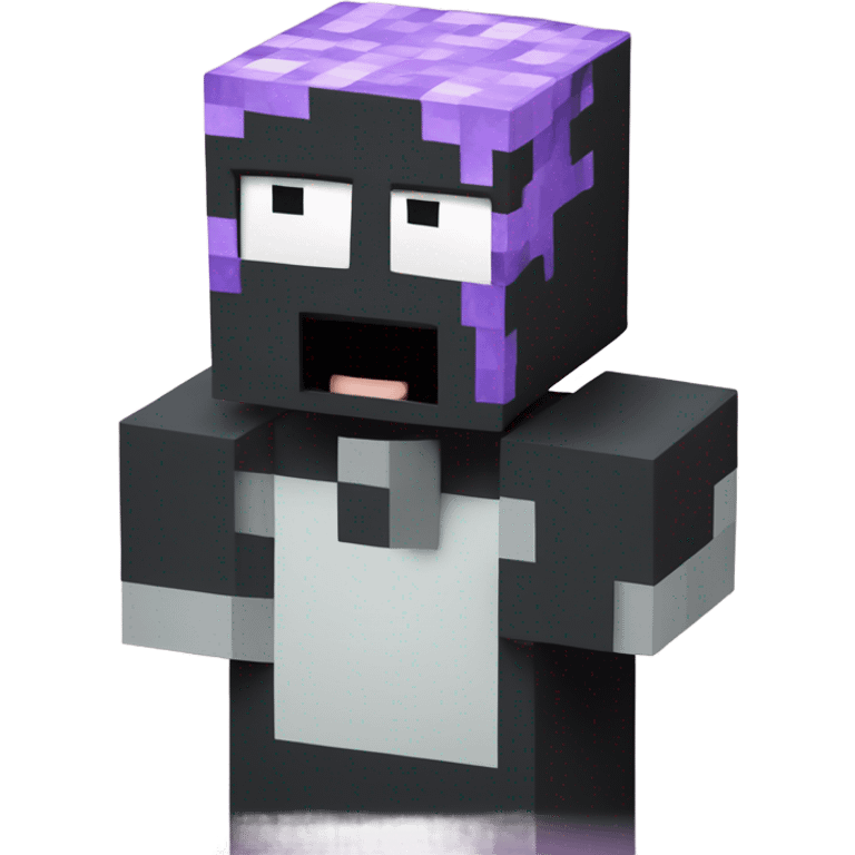 Minecraft enderman sneezing emoji