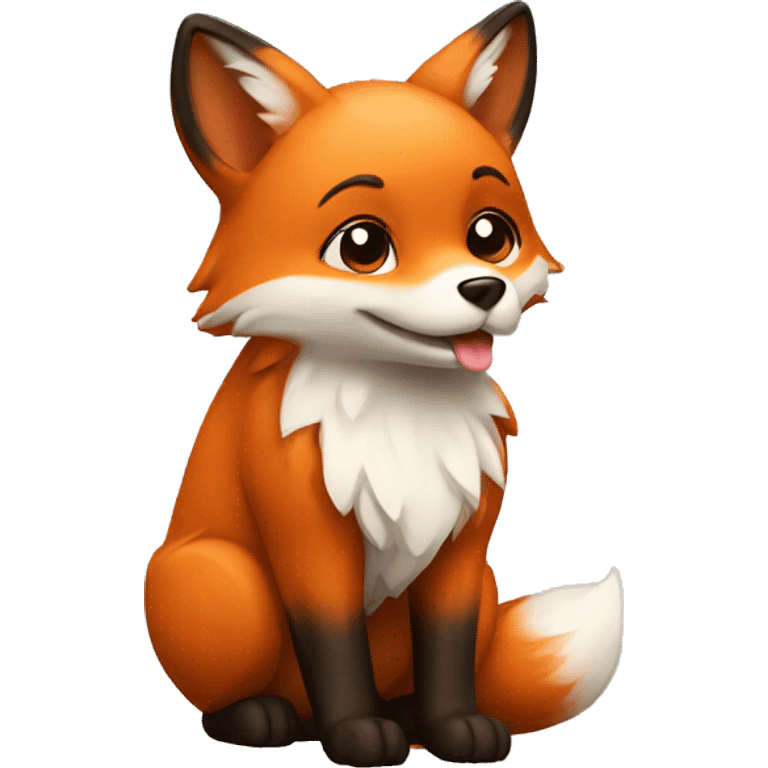 Buying cute fox emoji