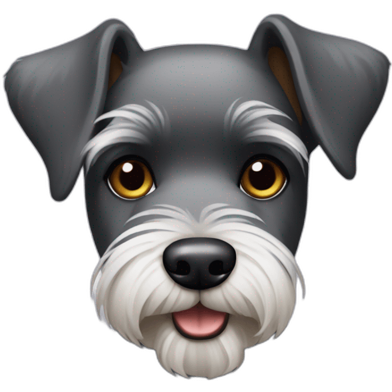 Miniature schnauzer emoji