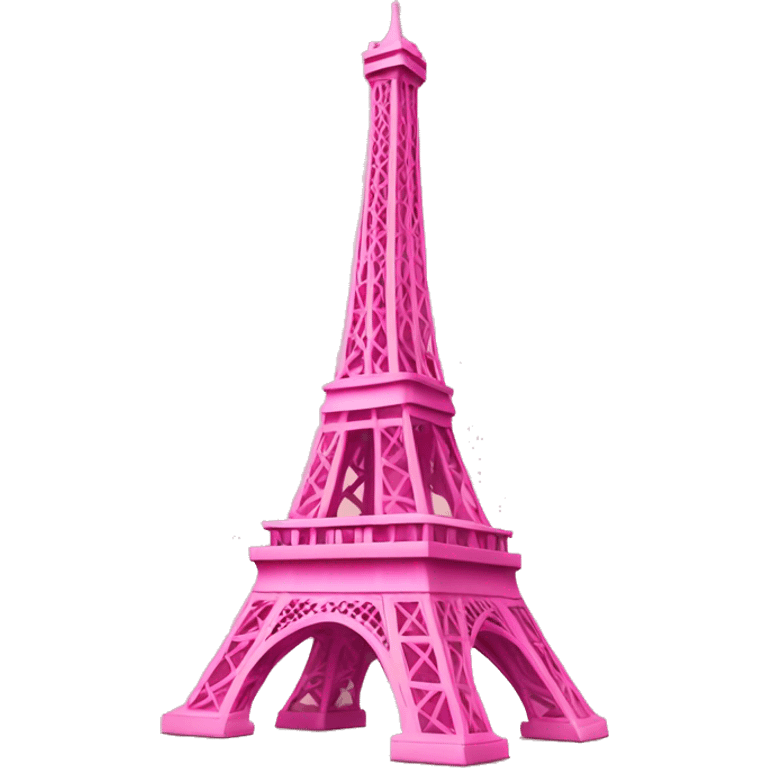 Pink Eiffel tower  emoji