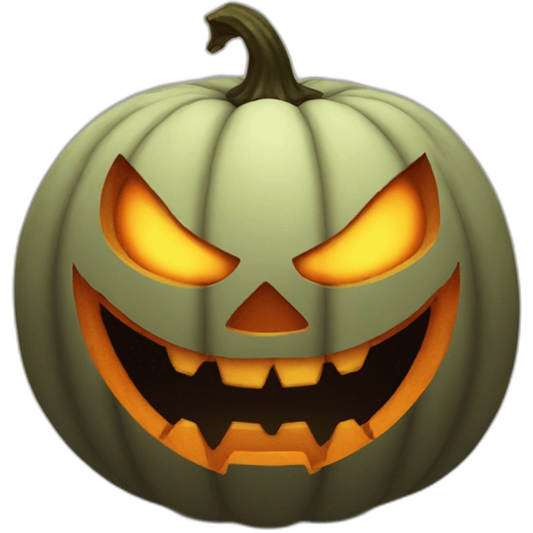 evil pumpkin emoji