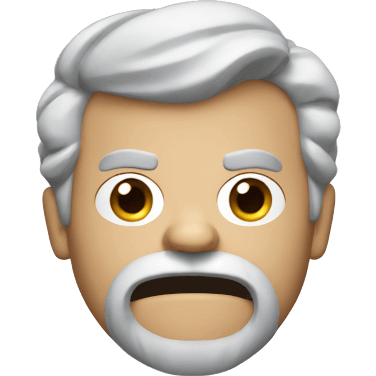 angry ted lasso with beard emoji